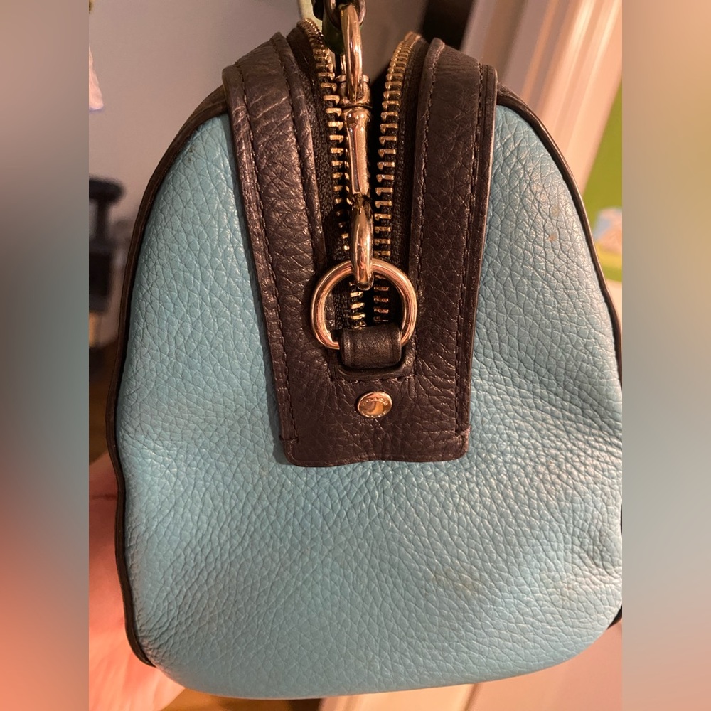 Coach Rowan Satchel Bag In Colorblock - Picture 9 of 13